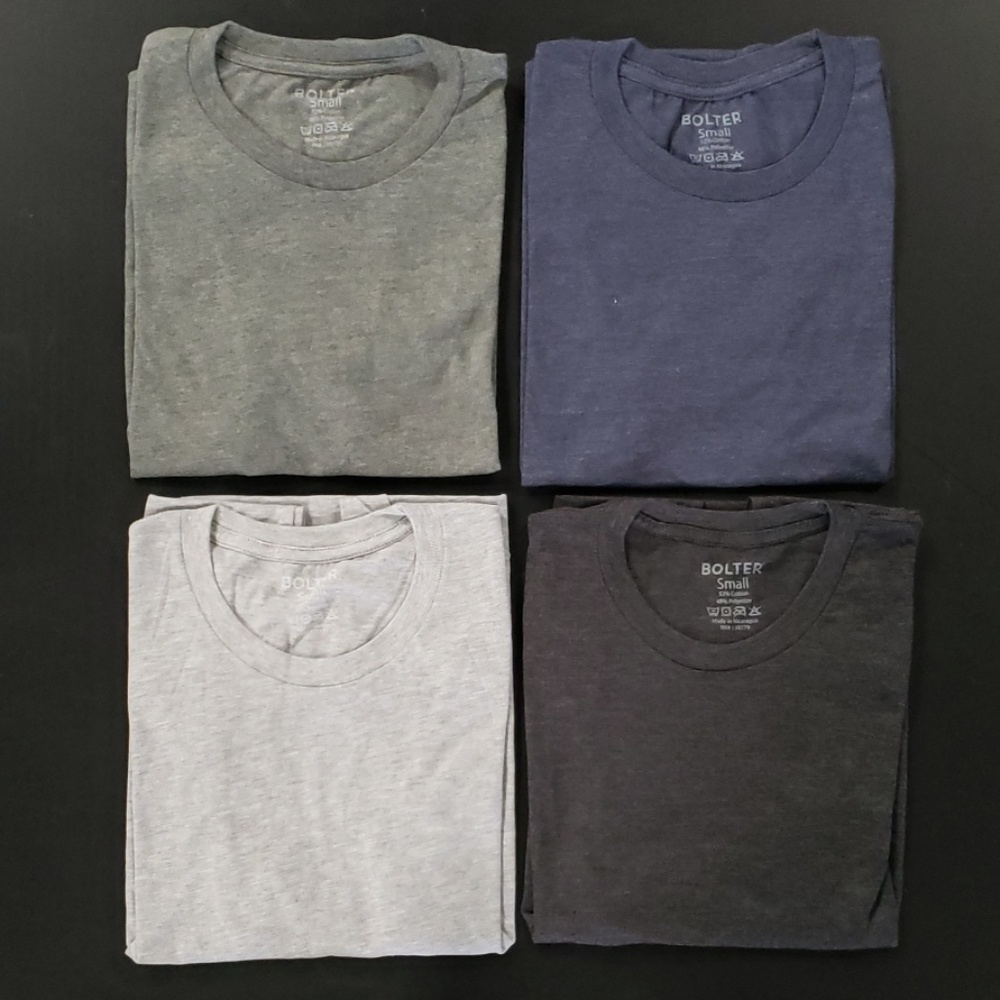 Sale* 4-Pack Bolter Men's Crew Neck Tshirt P118